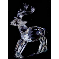 Optic Crystal Running Deer Figurine